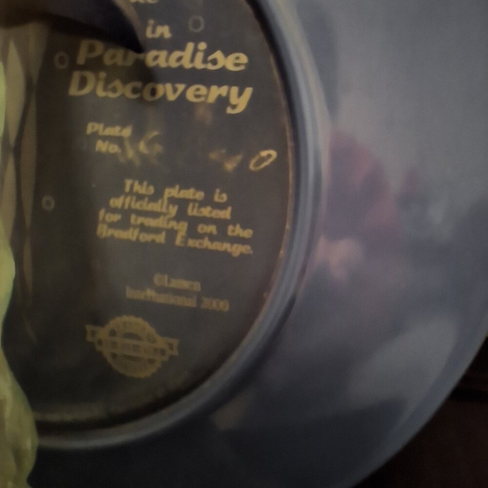 The Bradford Exchange Paradise Discovery Series Vintage Collector Plates - Picture 12 of 16